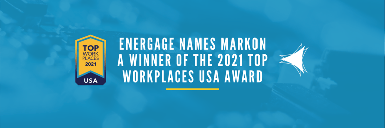 Energage Names Markon a Winner of the 2021 Top Workplaces USA Award