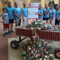 Markon builds a “Little Red Wagon” for CANstruction