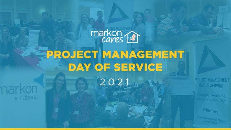 Markon Cares Volunteers for 2021 Project Management Day of Service